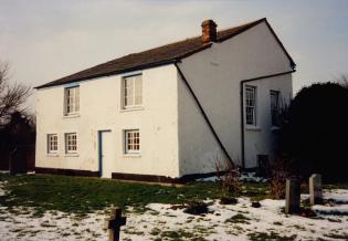 The Baptist Chapel 1829 - 1993 Article Photo - The rear of the chapel, before its collapse