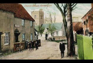 Postcards from Cuddington Article Photo - Postcard dated 27th July 1905: “All well, weather lovely, children enjoying themselves, immense love from all, Alice.”